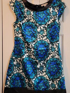 Vintage Forever 21 Satin Floral Dress